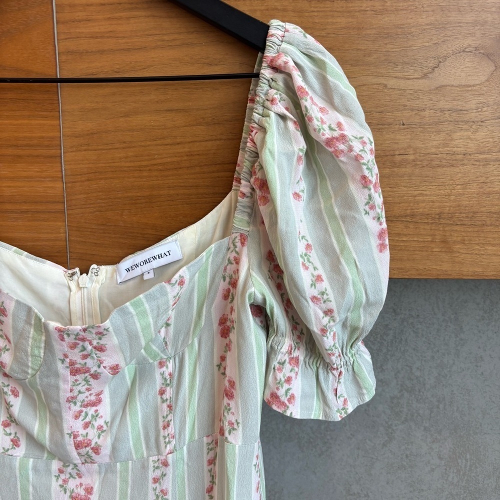 WEWOREWHAT ROSEWOOD MIDI DRESS, SIZE 8 - Picture 6 of 15